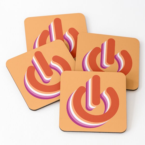 Item preview, Gaymer Power Symbol Lesbian Pride designed and sold by Kole's Designs.