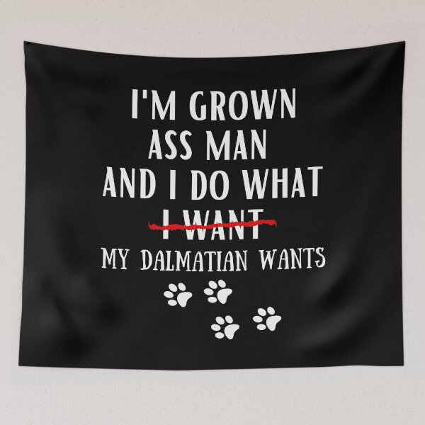 Item preview, dalmatian funny quote cartoon dalmatian designed and sold by OneTimeEngineer.