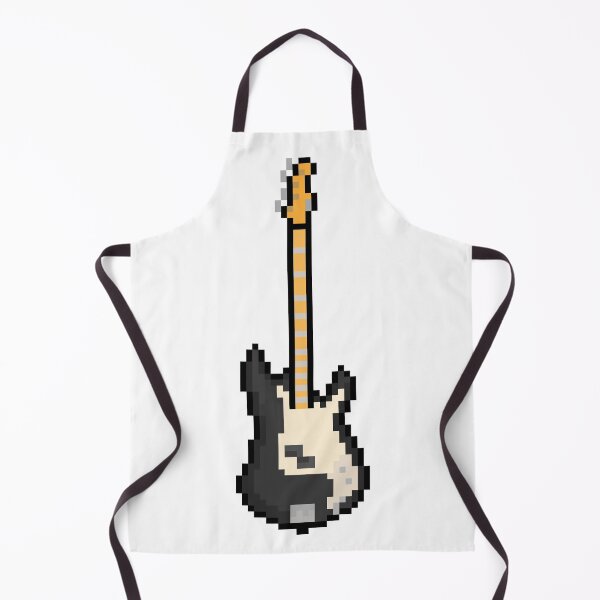 Item preview, Baron Von Garden Black Pixel Style Bass Guitar (Upright) designed and sold by gkillerb.