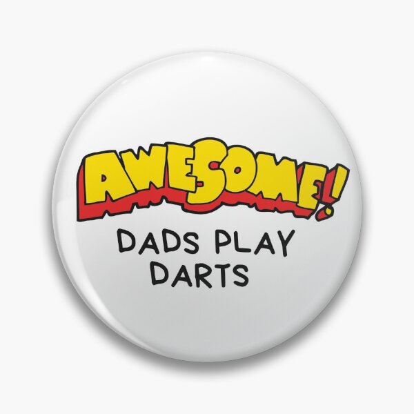 Item preview, Awesome dads play darts. designed and sold by TheGreenGoat.