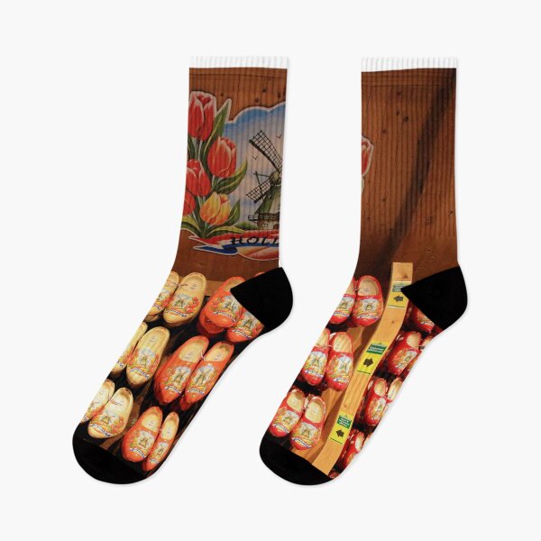 Item preview, Wooden painted clogs, Holland 2 designed and sold by FranWest.