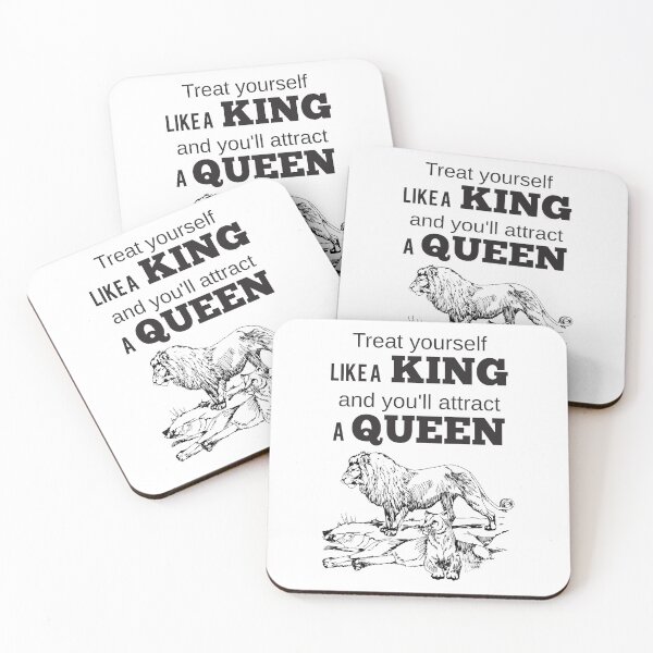 Item preview, Treat Yourself Like A King And You'll Attract A Queen designed and sold by 4AllTimes.