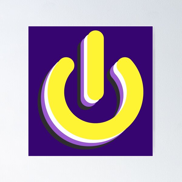 Item preview, Gaymer Power Symbol Non-binary Pride designed and sold by Kole's Designs.