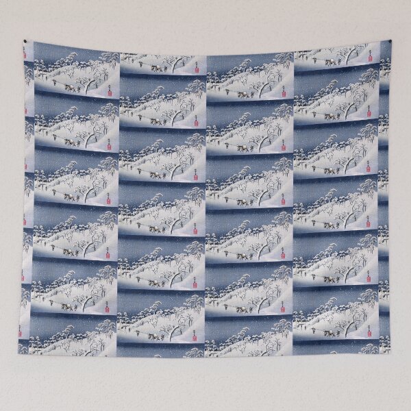 Item preview, 19th C. Snow on Asuka Hill Japan designed and sold by historicimage.