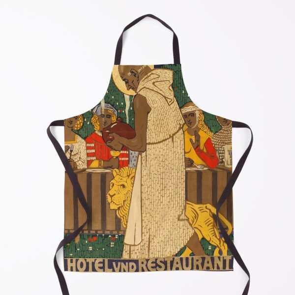 Item preview, retro hotel und restaurant beatus zurich designed and sold by CorasPosters.