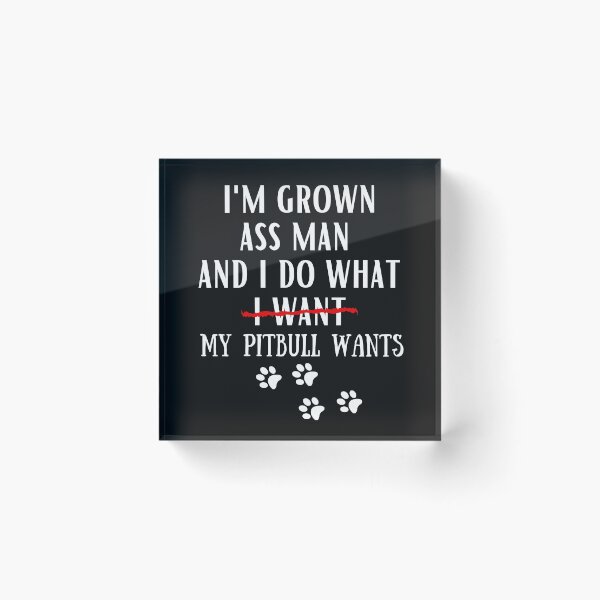 Item preview, pitbull funny quote cartoon pitbull designed and sold by OneTimeEngineer.