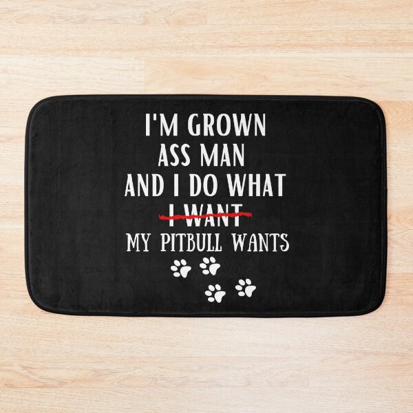Item preview, pitbull funny quote cartoon pitbull designed and sold by OneTimeEngineer.