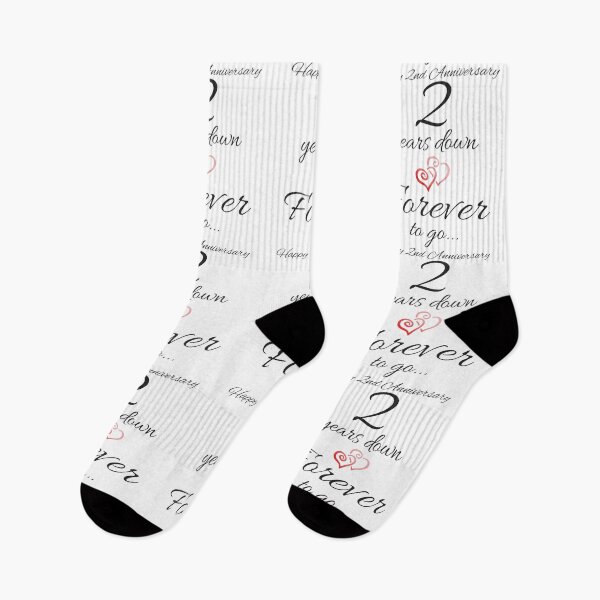 Item preview, Two Years Down Forever To Go Happy 2nd Anniversary designed and sold by 4AllTimes.