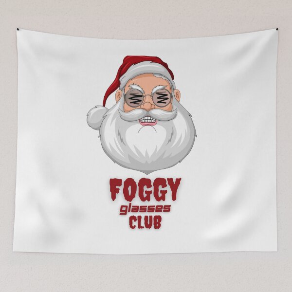 Item preview, Foggy glasses club T-shirt designed and sold by PRINTABLE SHELF.