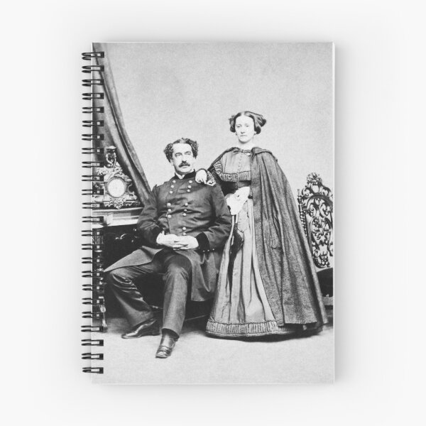 Item preview, General Abner Doubleday and His Wife Mary Hewitt Doubleday - Circa 1863 designed and sold by warishellstore.