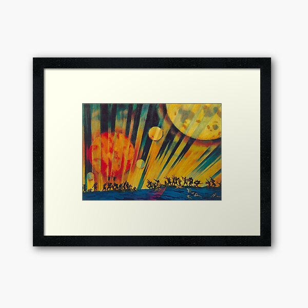 New Planet (1921) by Konstantin Yuon Framed Art Print