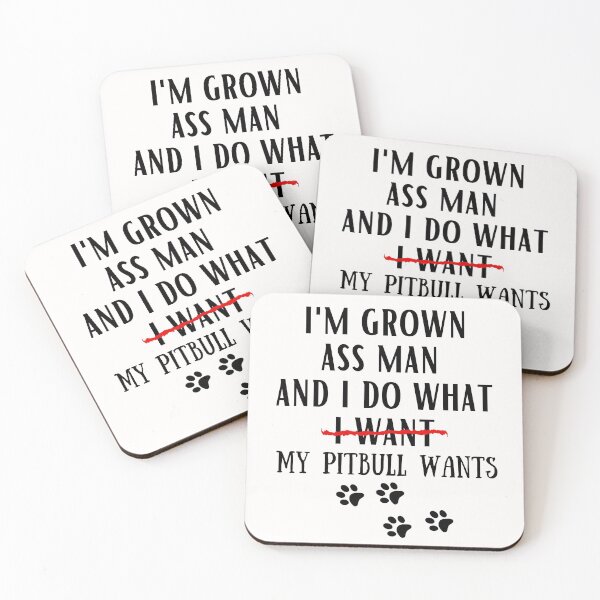 Item preview, pitbull funny quote cartoon pitbull designed and sold by OneTimeEngineer.