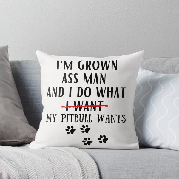 Item preview, pitbull funny quote cartoon pitbull designed and sold by OneTimeEngineer.