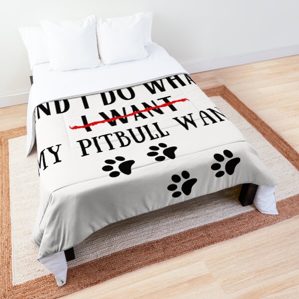 pitbull comforter