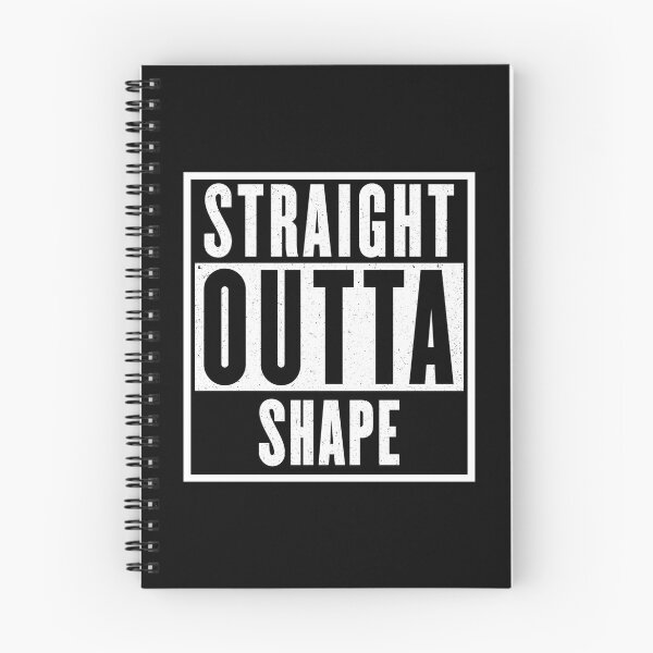 Item preview, Straight outta shape! designed and sold by SPAZE-Typo.