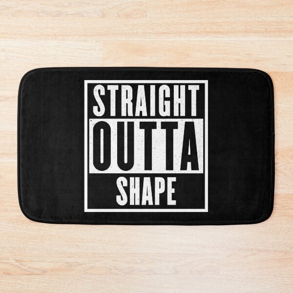 Item preview, Straight outta shape! designed and sold by SPAZE-Typo.
