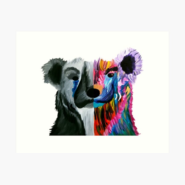 Bipolar Bear Art Print