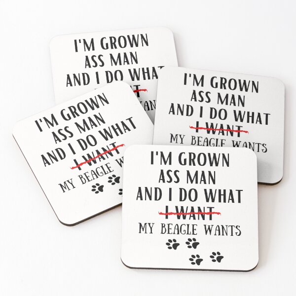 Item preview, beagle funny quote cartoon beagle designed and sold by OneTimeEngineer.