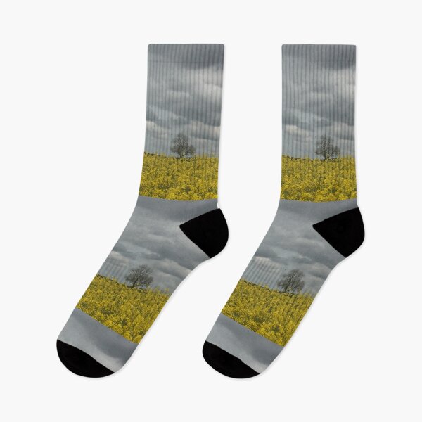 Item preview, Rape(Canola) Field with Tree and Clouds designed and sold by Billlee.