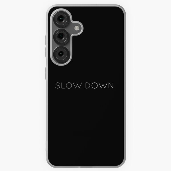 Item preview, SLOW DOWN - WHITE TYPO designed and sold by annaspoljar.