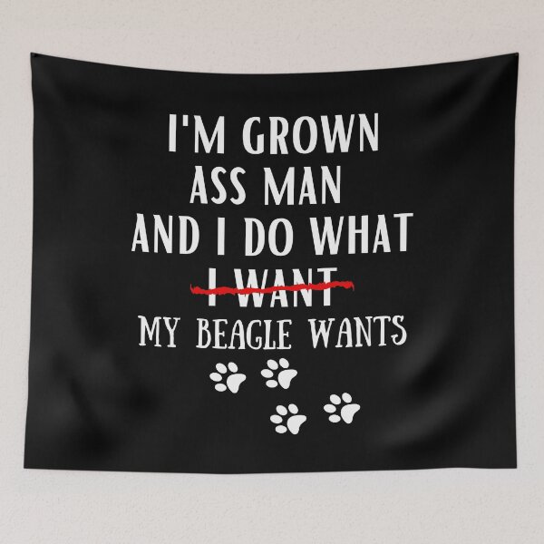 Item preview, beagle funny quote cartoon beagle designed and sold by OneTimeEngineer.