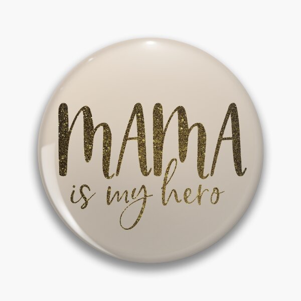 Item preview, Mama Is My Hero, Mama Gifts, Mom Is My Hero, Gift For Mother, Mama Glitter Gold designed and sold by UniqueStylistic.