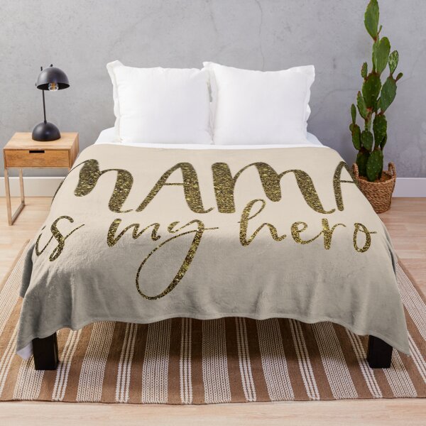 Item preview, Mama Is My Hero, Mama Gifts, Mom Is My Hero, Gift For Mother, Mama Glitter Gold designed and sold by UniqueStylistic.