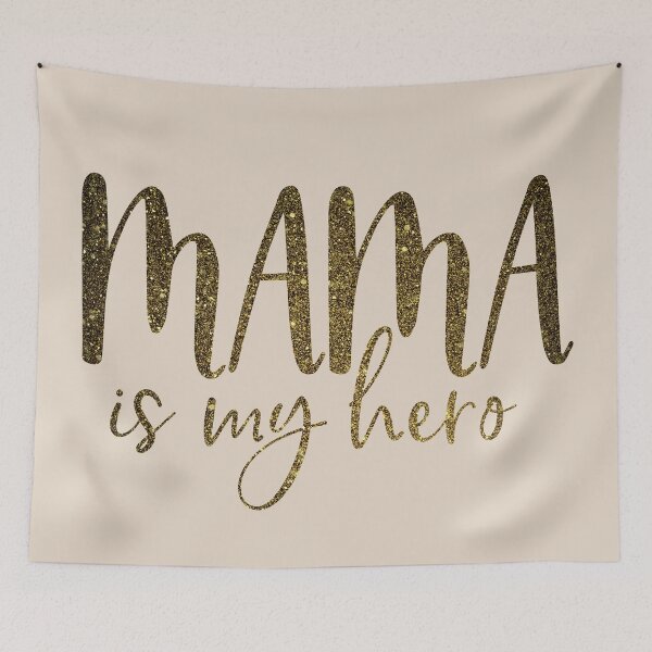 Item preview, Mama Is My Hero, Mama Gifts, Mom Is My Hero, Gift For Mother, Mama Glitter Gold designed and sold by UniqueStylistic.