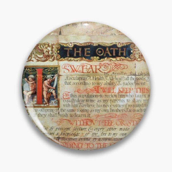 Item preview, Hippocratic Oath, International Code of Medical Ethics designed and sold by ScienceSource.