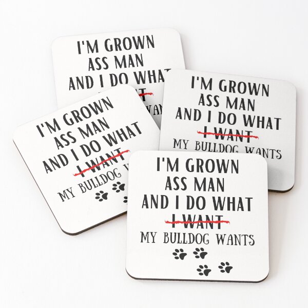 Item preview, french bulldog funny quote cartoon english bulldog designed and sold by OneTimeEngineer.
