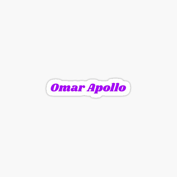 Omar Apollo Apolonio Sticker For Sale By Jinnaem Redbubble