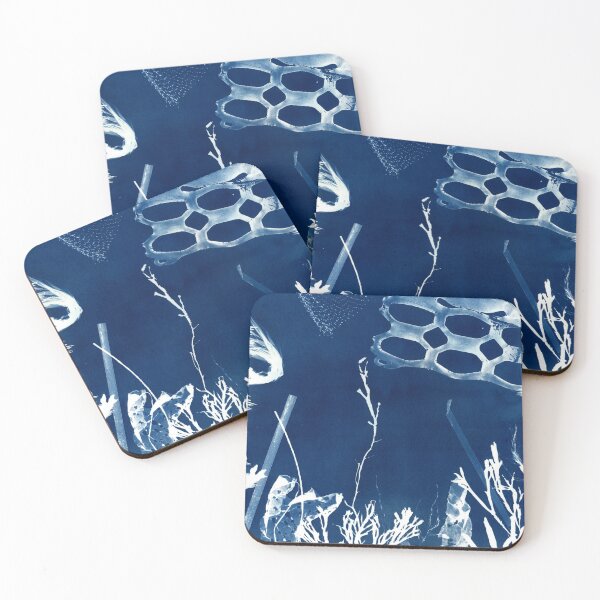 Item preview, Untitled Cyanotype #4- Cyanotype Impressions of the Atlantic Ocean in Maine designed and sold by rachel-e-church.