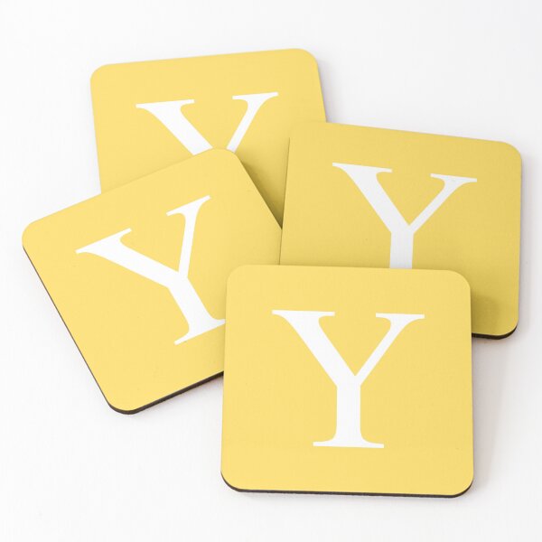 Item preview, Mustard Yellow Basic Monogram Y designed and sold by rewstudio.