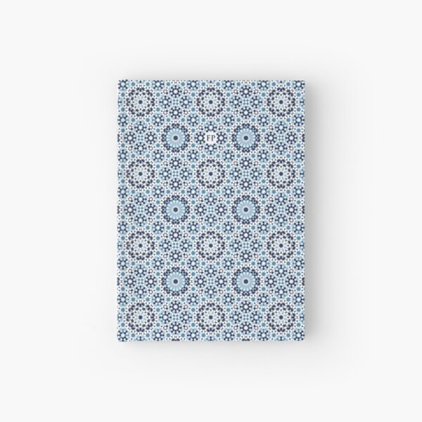 Moroccan Concentric Zellige - Glacier Blue Hardcover Journal