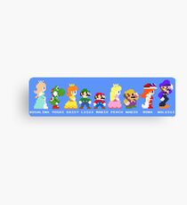 Team mario Canvas Print