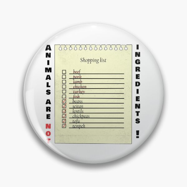 Item preview, Animals are not ingredients! designed and sold by onepiconetreat.