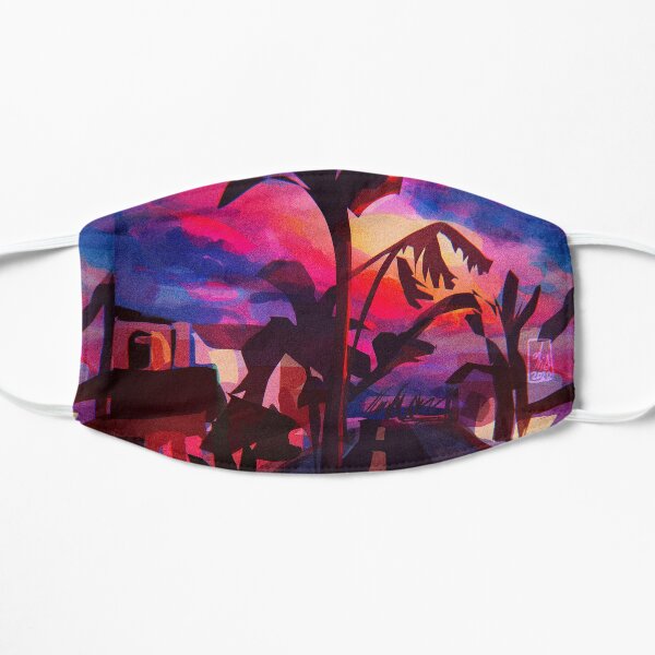 sunset street Mask