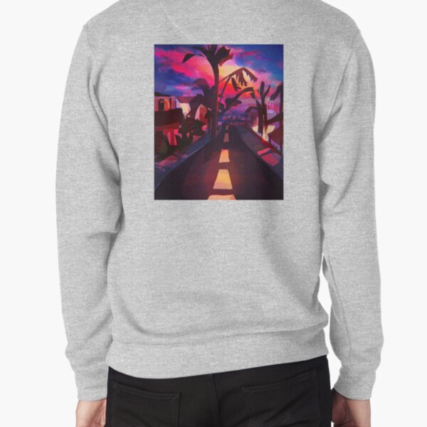 sunset street Pullover Sweatshirt