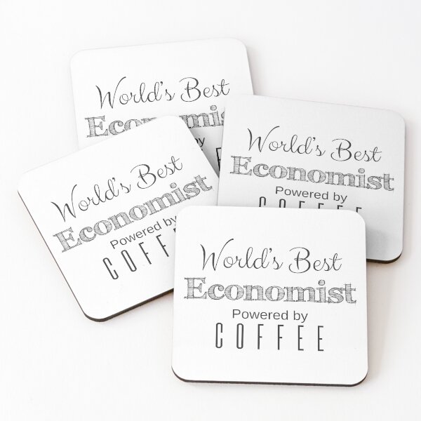 Item preview, World's Best Economist Powered By Coffee designed and sold by 4AllTimes.