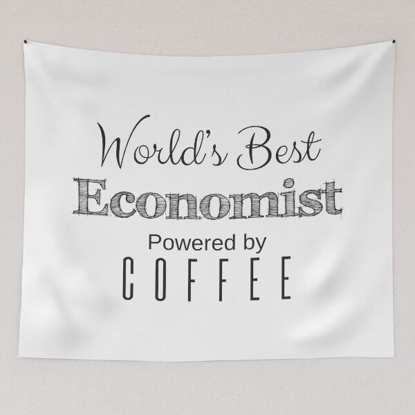Item preview, World's Best Economist Powered By Coffee designed and sold by 4AllTimes.