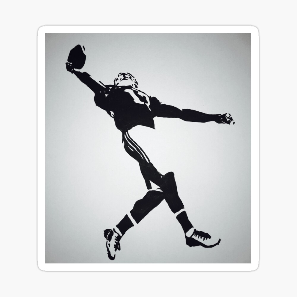 Print of a Signed Odell Beckham Jr the Catch. the