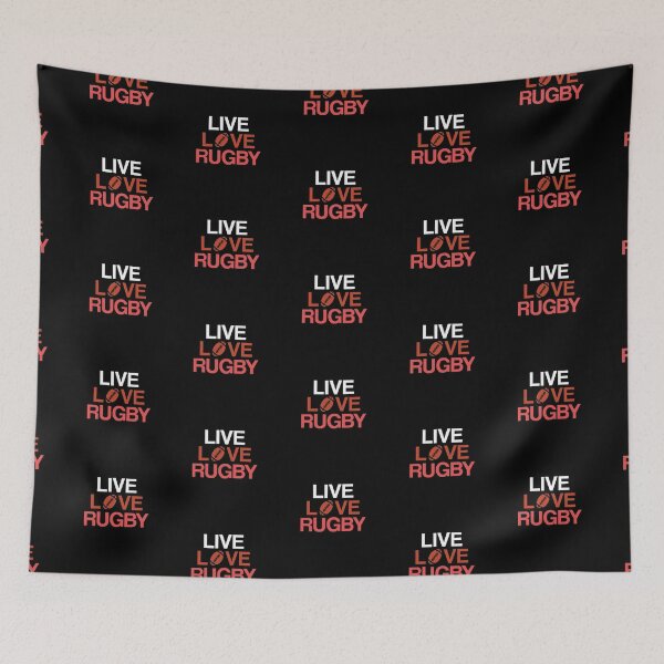 Item preview, LIVE LOVE RUGBY - MINIMALIST designed and sold by JMPrint.