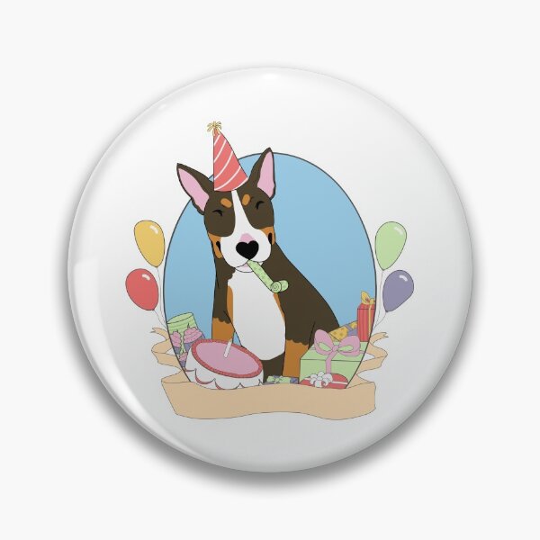 Item preview, Birthday Bull - Black Tan & White designed and sold by Qtea.