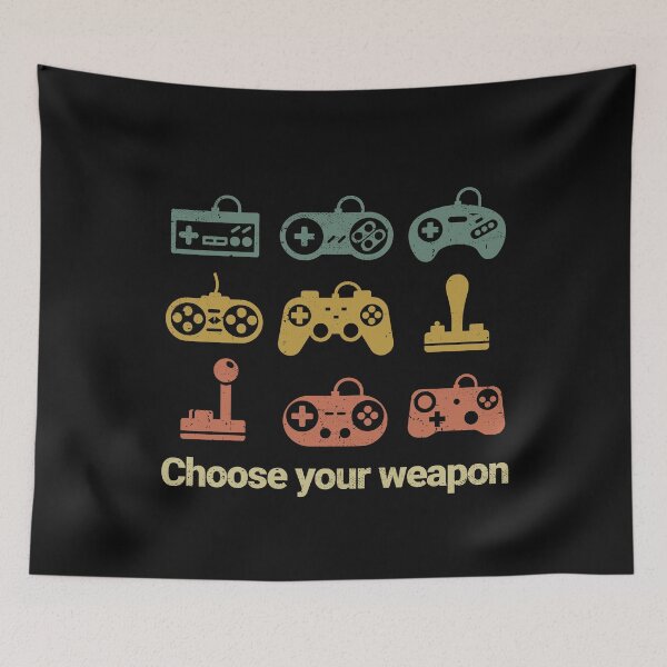 Item preview, Choose your weapon - gift for videogame lovers designed and sold by CG Studio.
