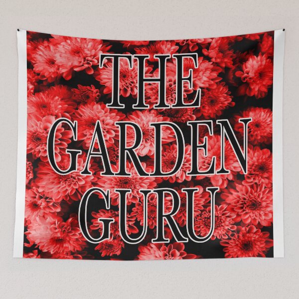 Item preview, The Garden Guru with Red Flowers designed and sold by EdwardMonet.