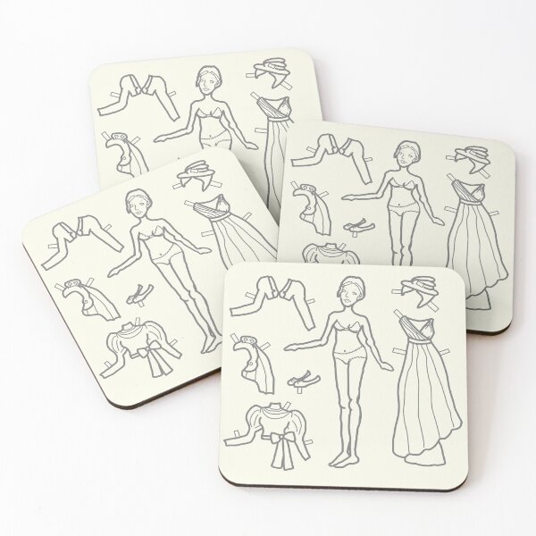Item preview, Paper Doll Sketch - Neo-Classical Clothes designed and sold by LochNestFarm.