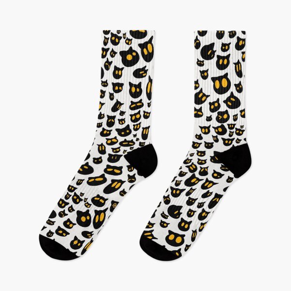 Item preview, Curious Black Cat Scatter Pattern designed and sold by aloetech.