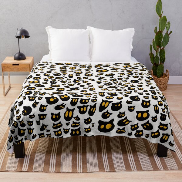 Item preview, Curious Black Cat Scatter Pattern designed and sold by aloetech.