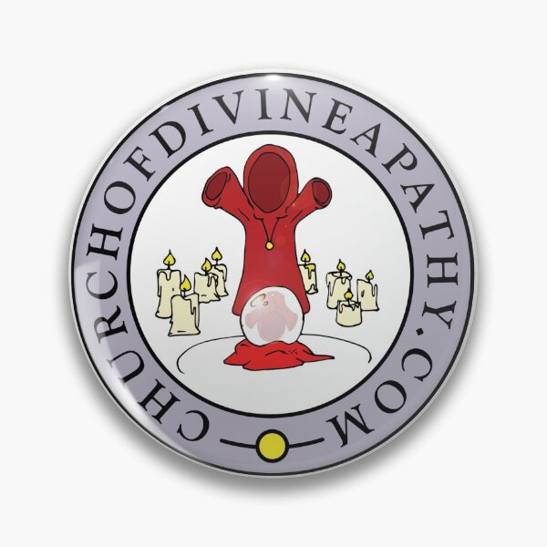 Artikelvorschau, Church of Divine Apathy Button entworfen und verkauft von Church of Divine Apathy.