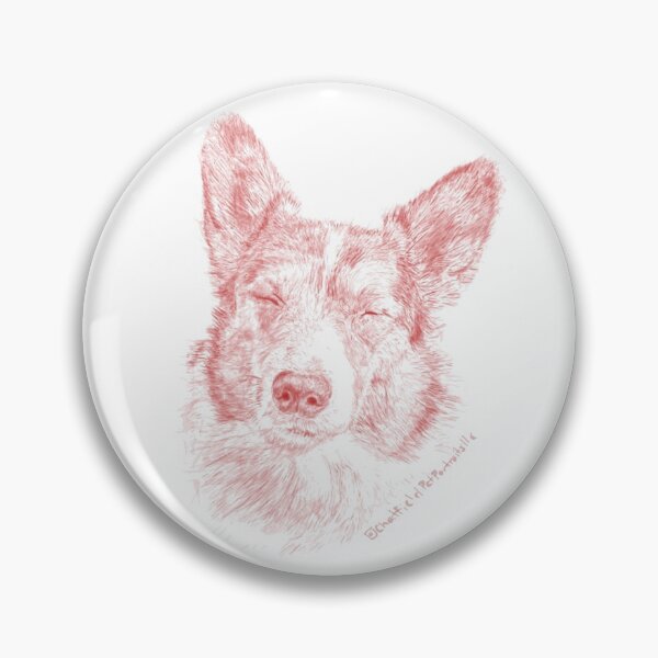 Item preview, Corgi Portrait designed and sold by Caroline Chatfield.